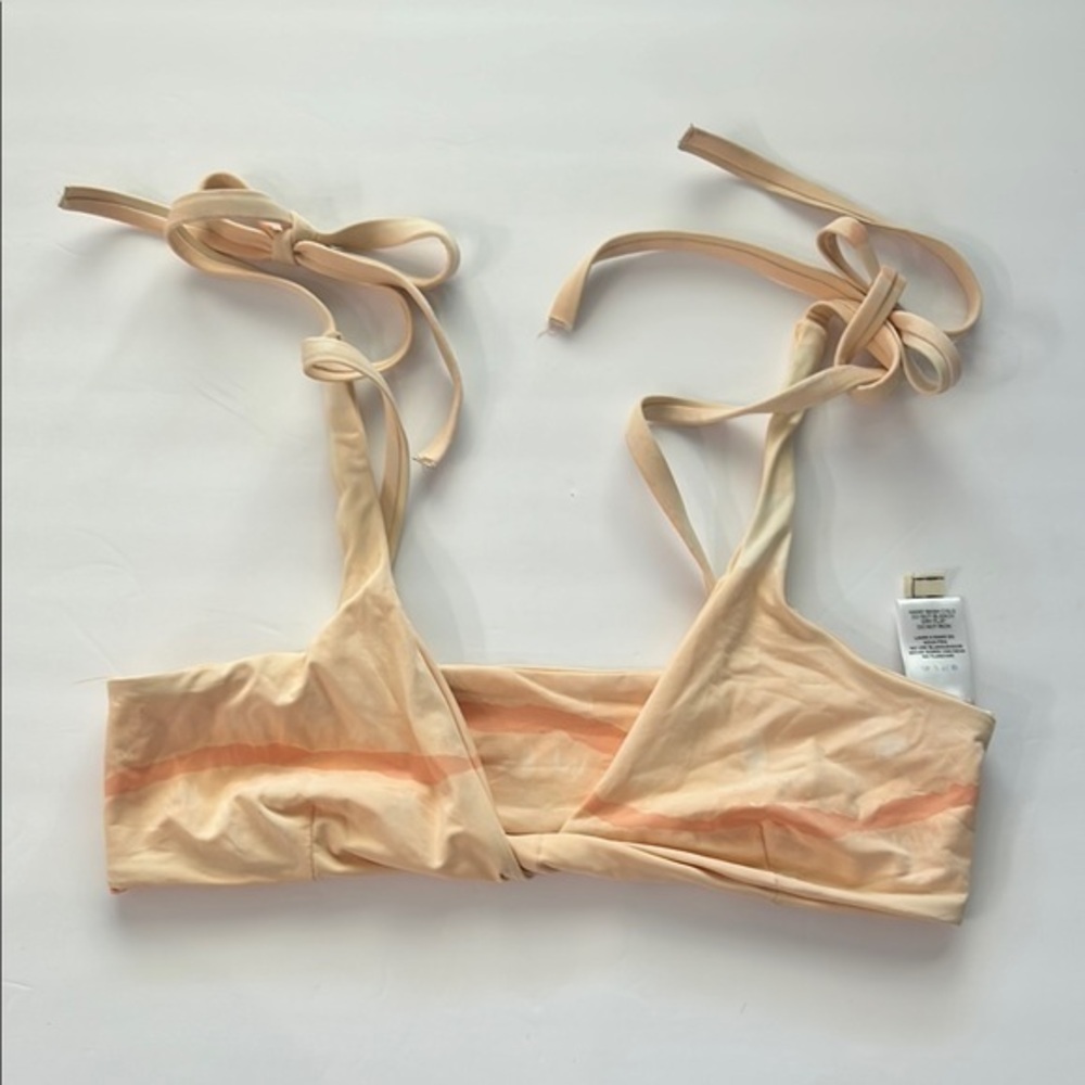 Dippin' Daisy's peach bikini swim top size small NWOT
